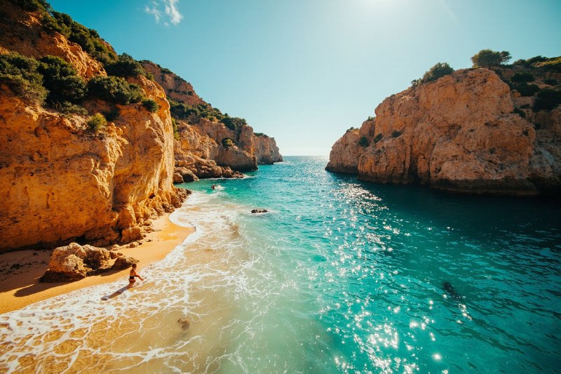 🇪🇸  Остров, на который можно добраться только вплавь