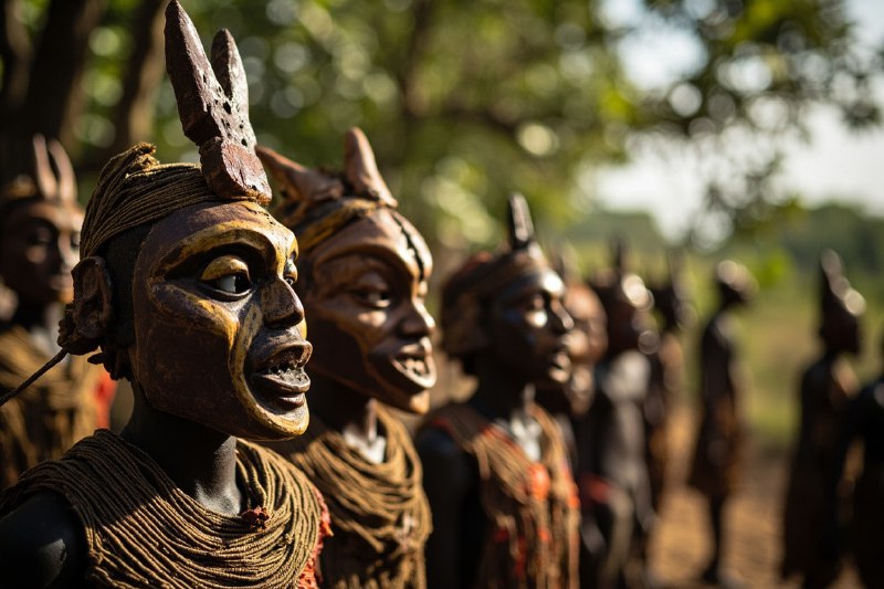 🇨🇮 Деревня, где все носят маски — тысячи лет
