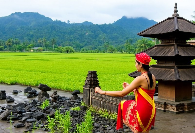 🌺 Как Бали соединяет традиции и современность: удивительные обряды Индонезии...
