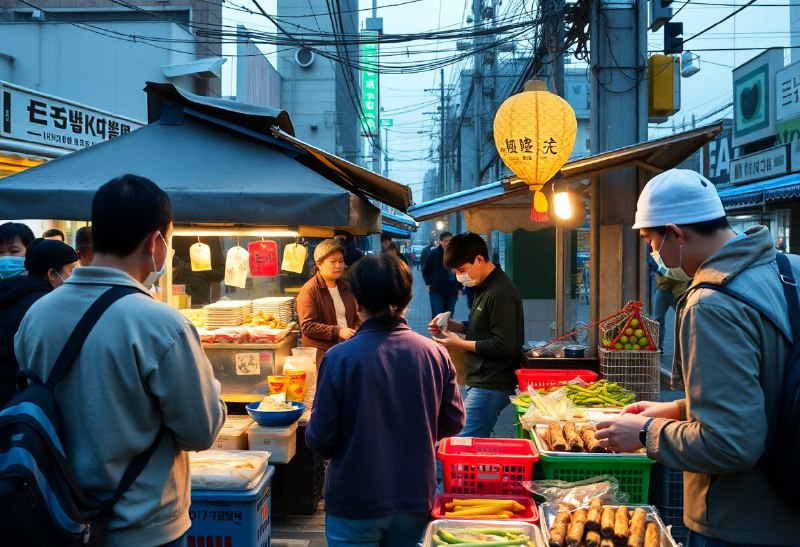 🌮 Почему уличная еда в Южной Корее объединяет людей?
