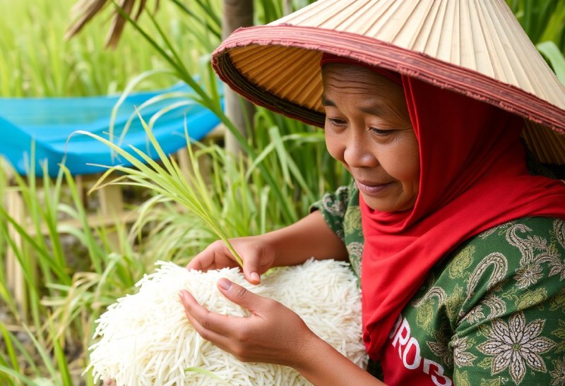 🌾 Культура риса: сердце жизни в Индонезии