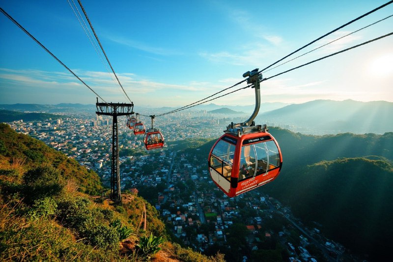 🇨🇴Колумбия: канатные дороги как общественный транспорт...