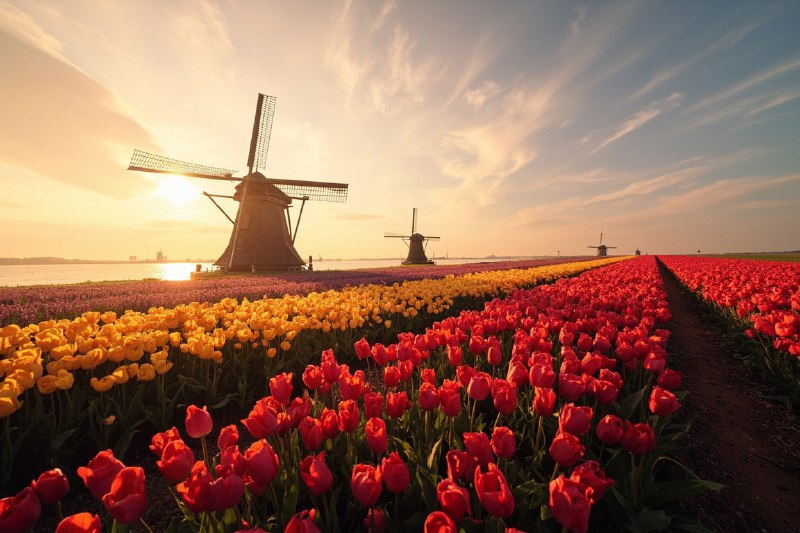 🇳🇱Нидерланды - страна ниже моря