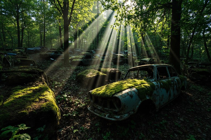 🇧🇪  Город, где есть кладбище для машин